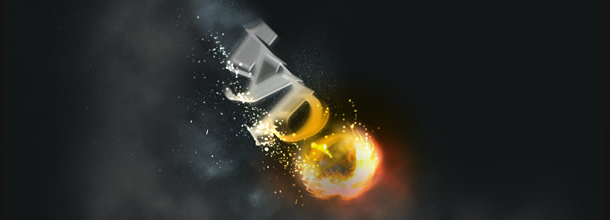 Create a Spectacular Flaming Meteor Effect on Text 