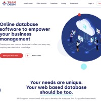 Smart TeamDesk Online Database Software